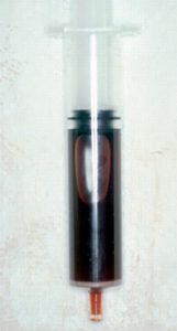 A syringe