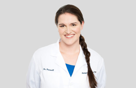 Dr. Caitlin Roswell of the Animal Medical Center in New York City