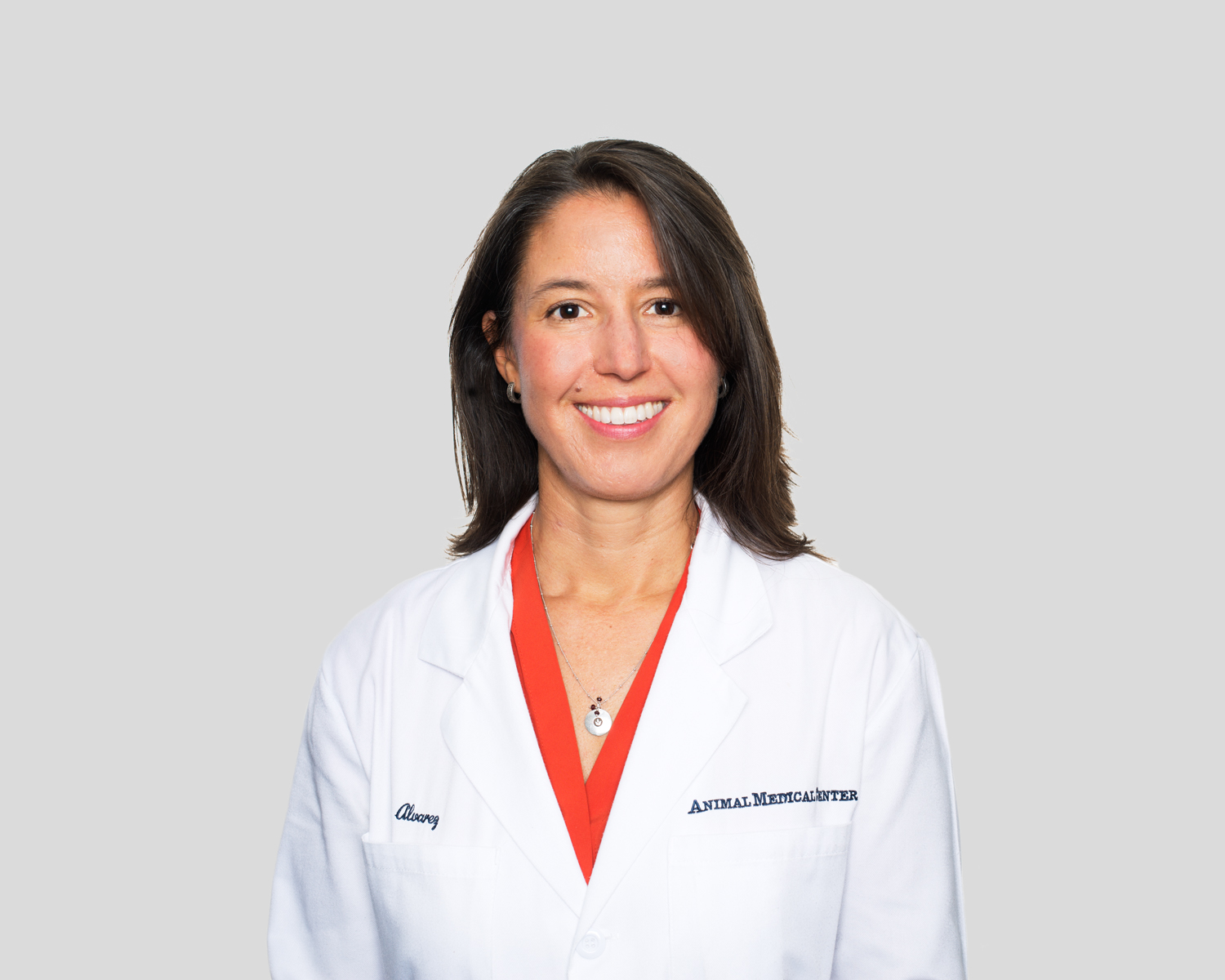 Dr. Leilani Alvarez of the Animal Medical Center in New York City