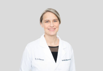Dr. Rachel St-Vincent of the Animal Medical Center in New York City