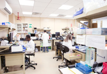 The Pathology laboratory at the Animal Medical Center of New York City