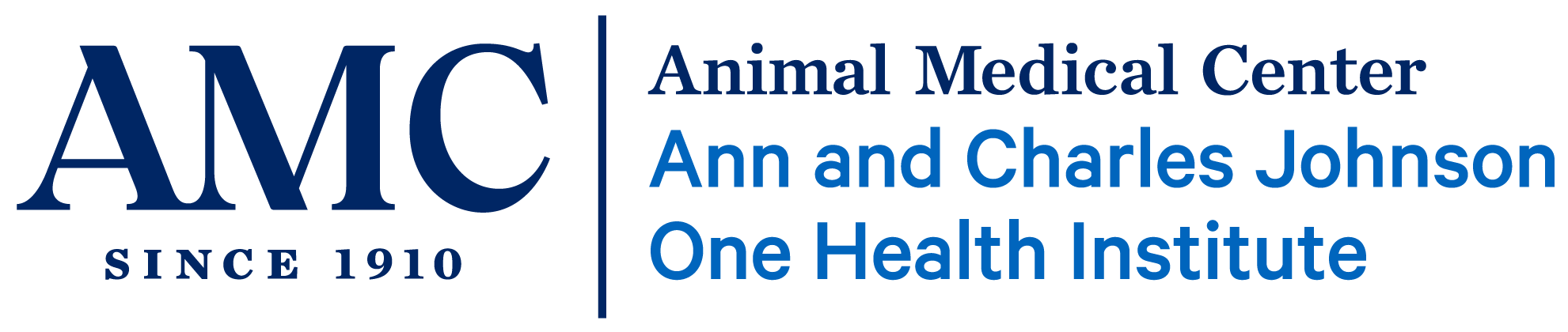The Animal Medical Center's Ann and Charles Johnson One Health Institute logo