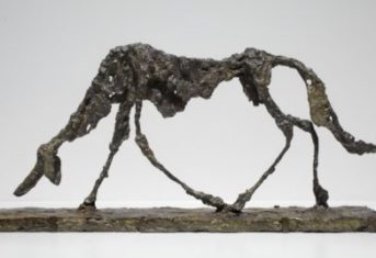 Alberto Giacometti's sculpture of a very skinny dog