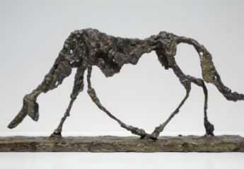Alberto Giacometti's sculpture of a very skinny dog