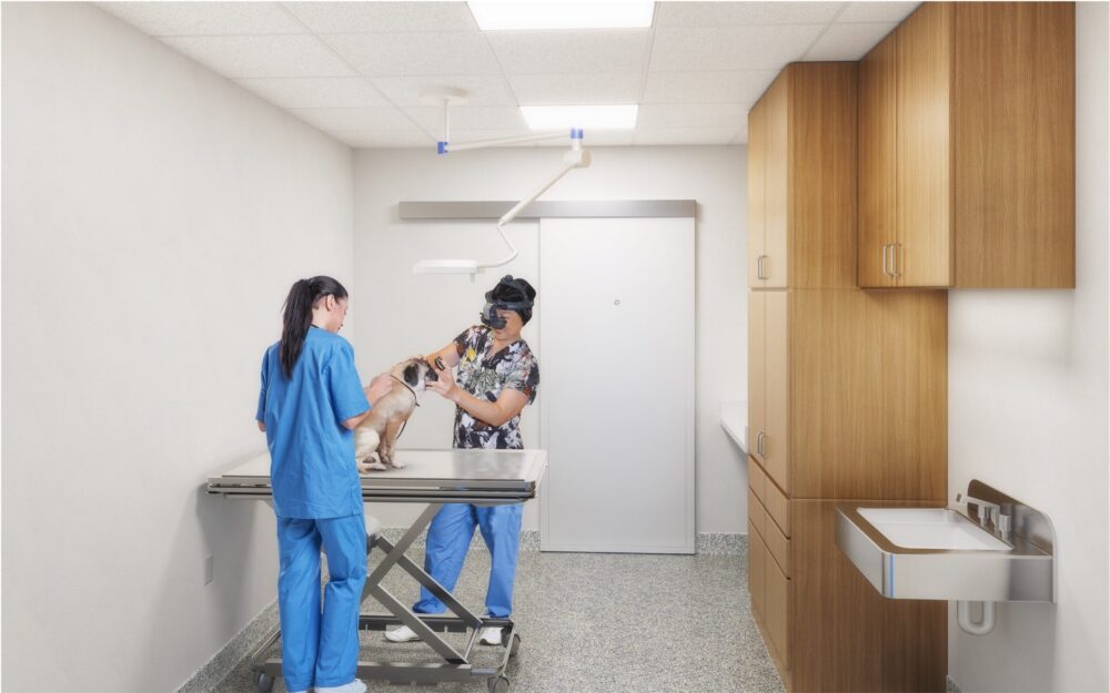 The new Opthalmology suite at the Schwarzman Animal Medical Center