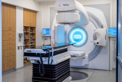 AMC's new linear accelerator radiation therapy machine