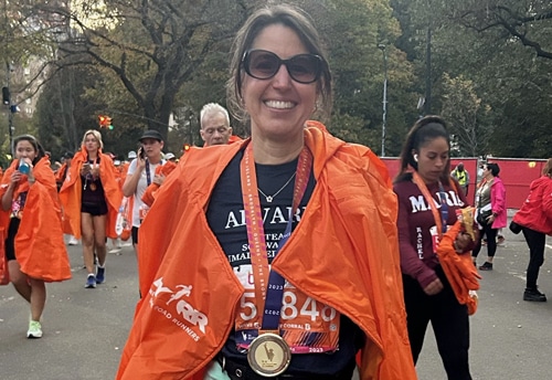 Dr. Alvarez 2023 NYC marathon