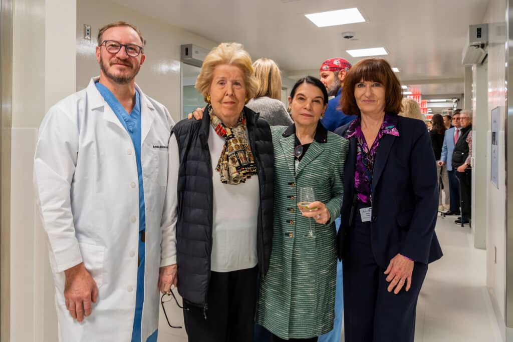 AMC Surgical Center ribbon cutting Dr. Hart, Lisa Schiff, Nicole Seligman, Helen Irving