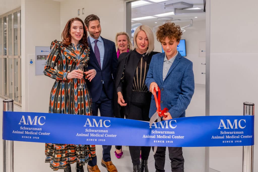 AMC Surgical Center ribbon cutting with Kellen family