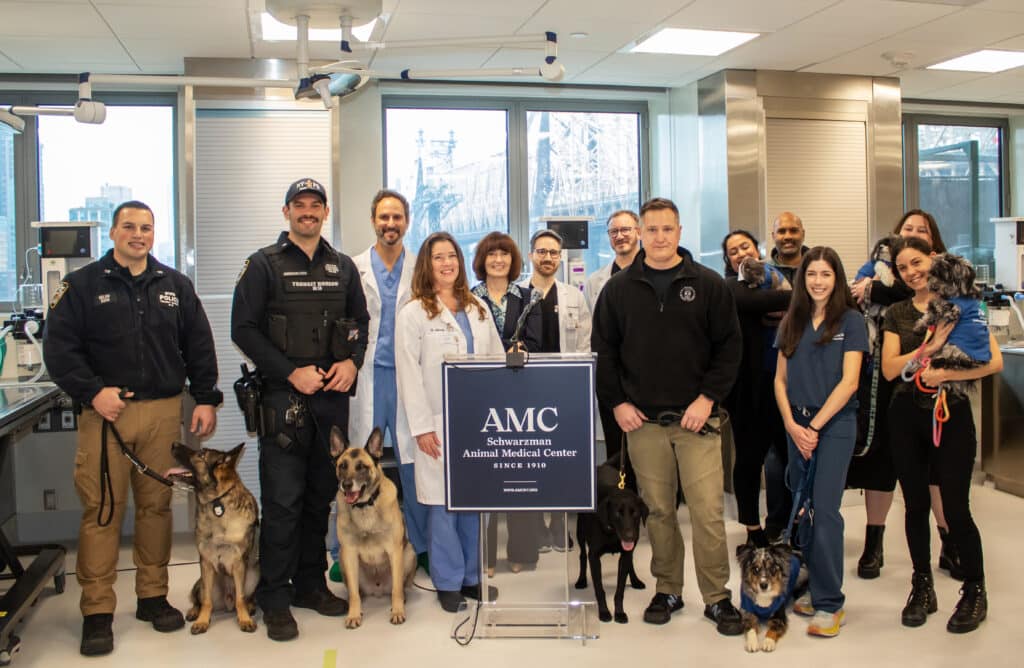 AMC New Surgical Center press conference group photo