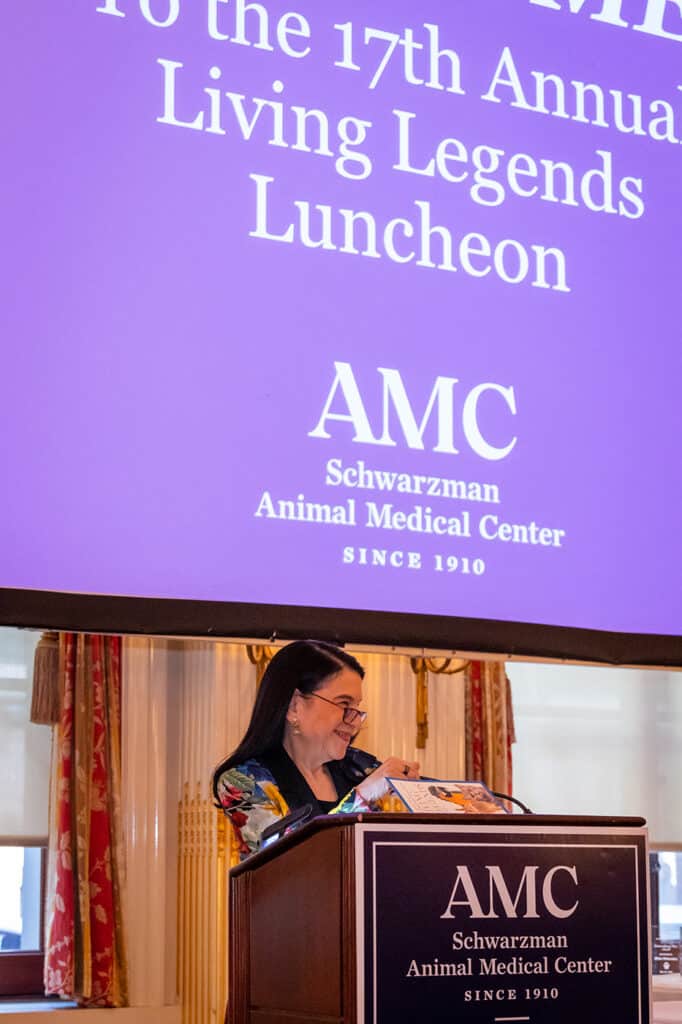 AMC Board Co-Chair Nicole Seligman Giving Opening Remarks - Photo by Joy Glenn - JOY_4677