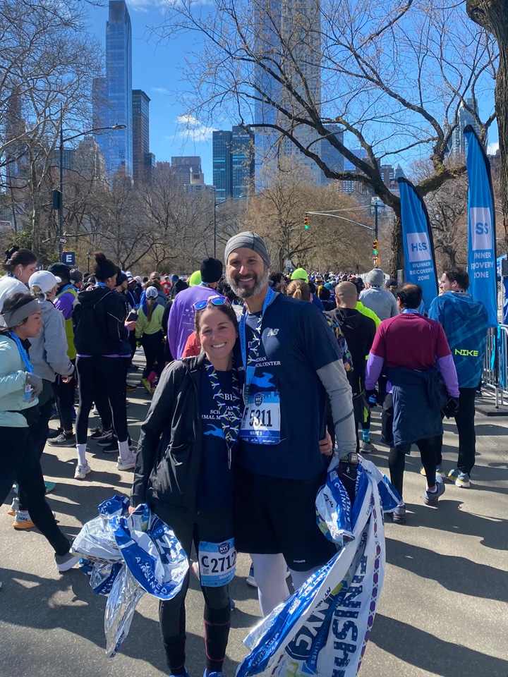 AMC veterinarians run the NYC half marathon